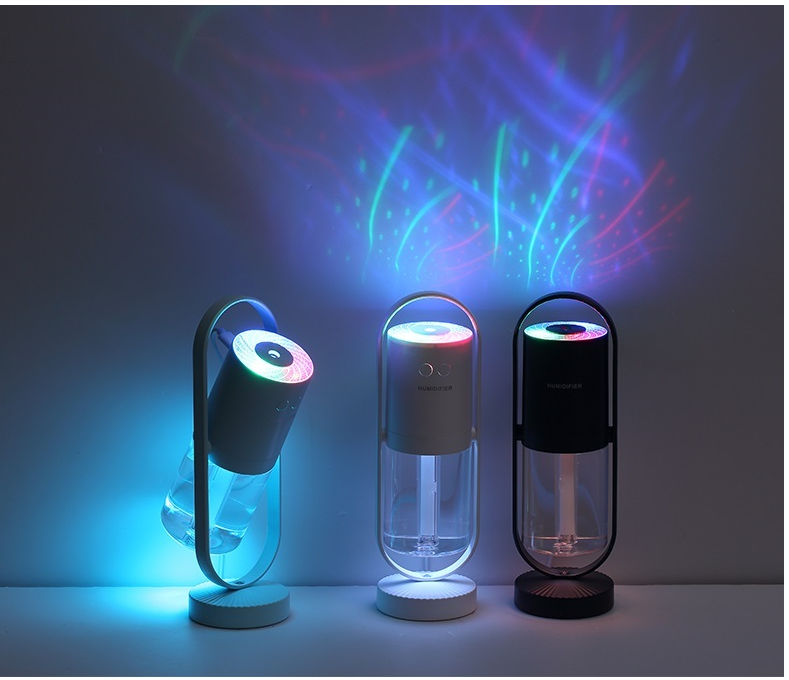 Magic Shadow USB Air Humidifier For dHome With Projection Night Lights Ultrasonic Car Mist Maker Mini Office Air Purifier