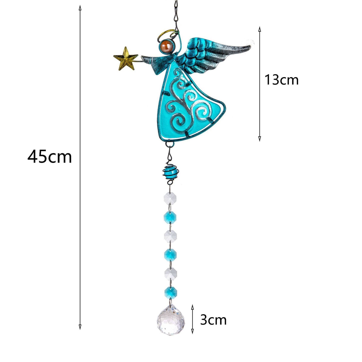 Stained Glass Angel SunCatcher