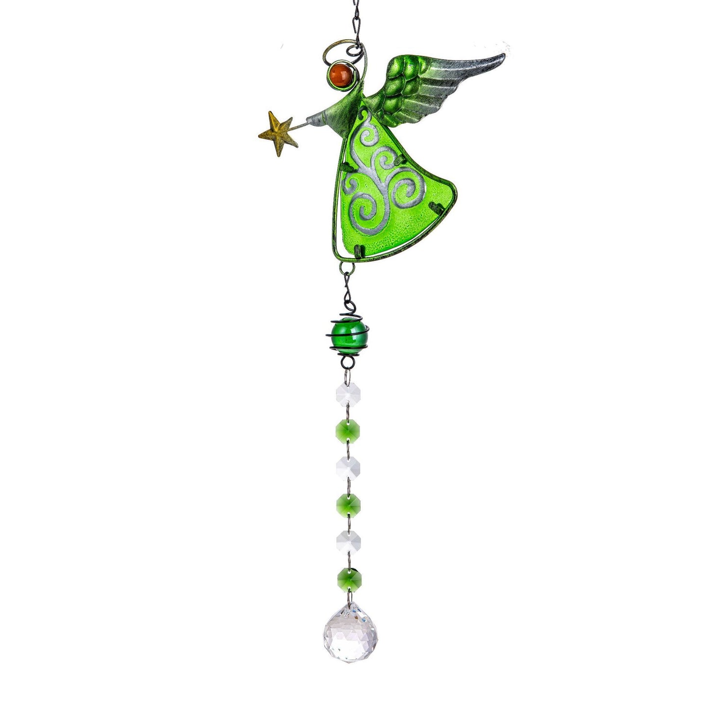 Stained Glass Angel SunCatcher